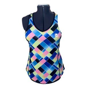FILA Sport Women’s Multi-Color Racerback YogaRunning Tank Top (Size Medium) NWT